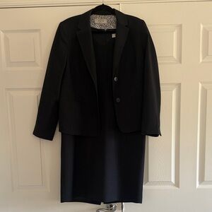 Kasper Navy Women's Blazer and Dress Set